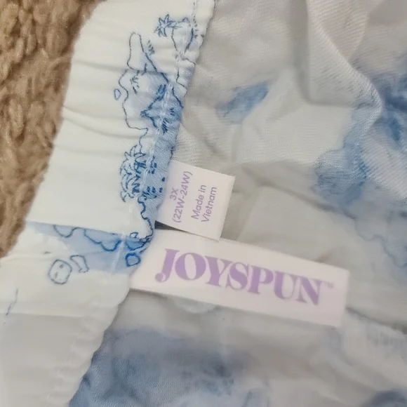 Womens Nautical Blue and White Pajamas - Picture 3 of 4